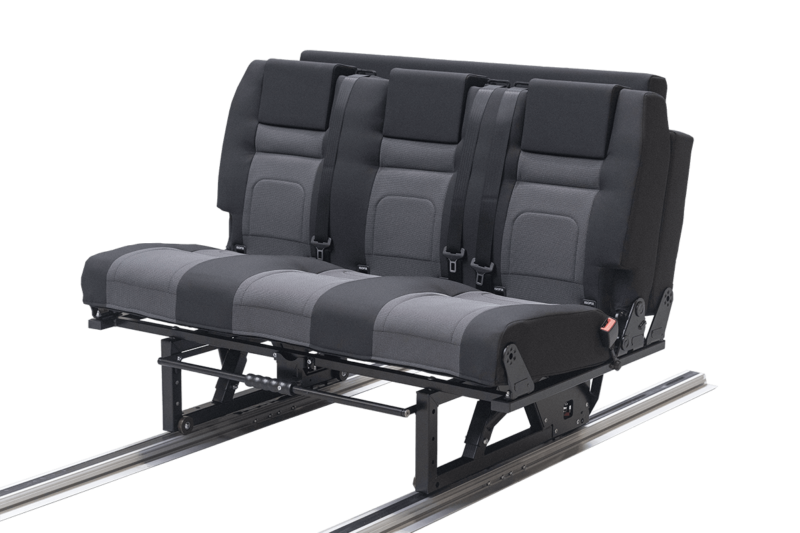 Scopema Altair Bench Seat Bed - SLIDING RAIL RANGE
