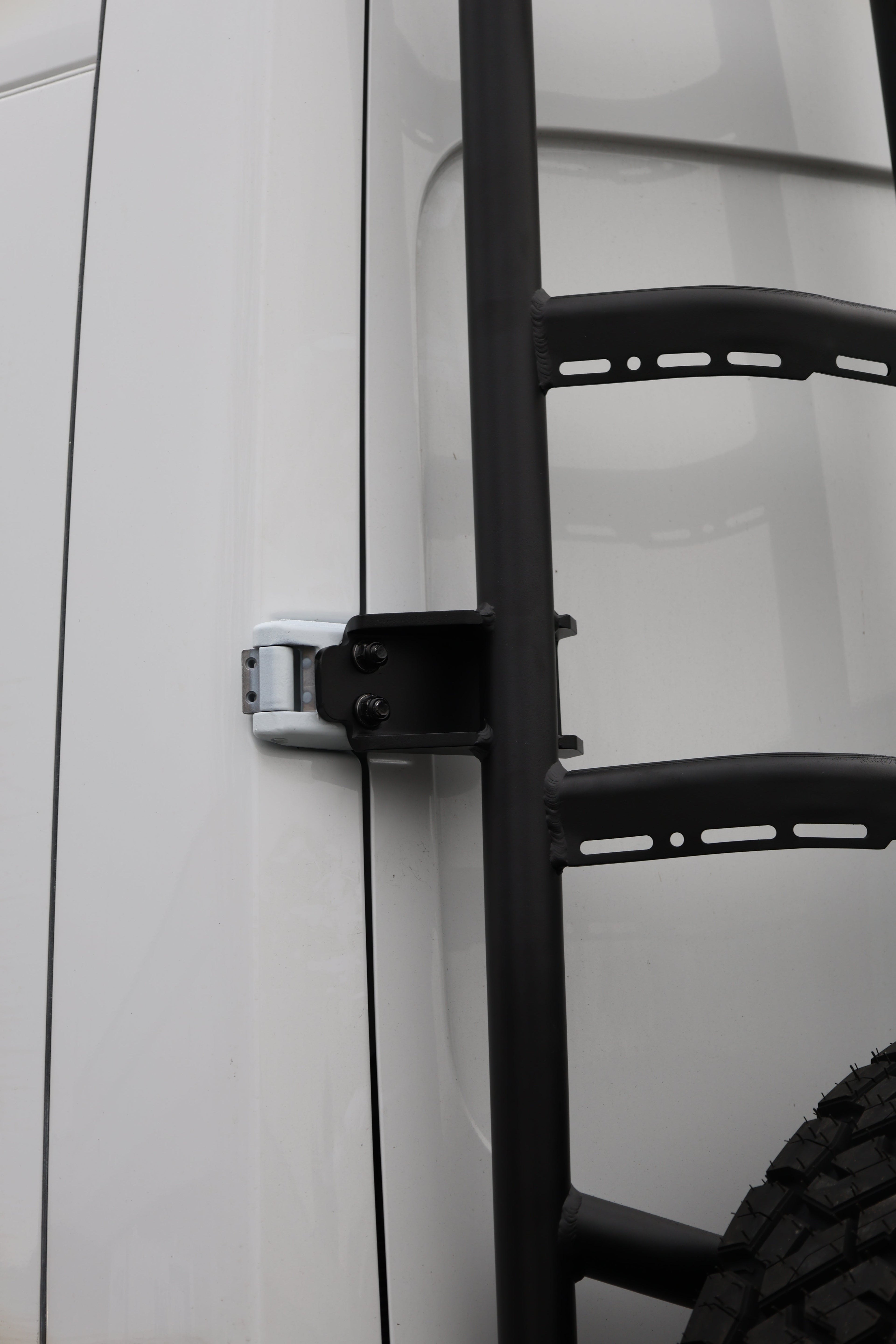 Sprinter two-in-one tire ladder carrier