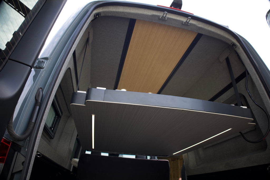Camper Van Expandable Elevator Bed