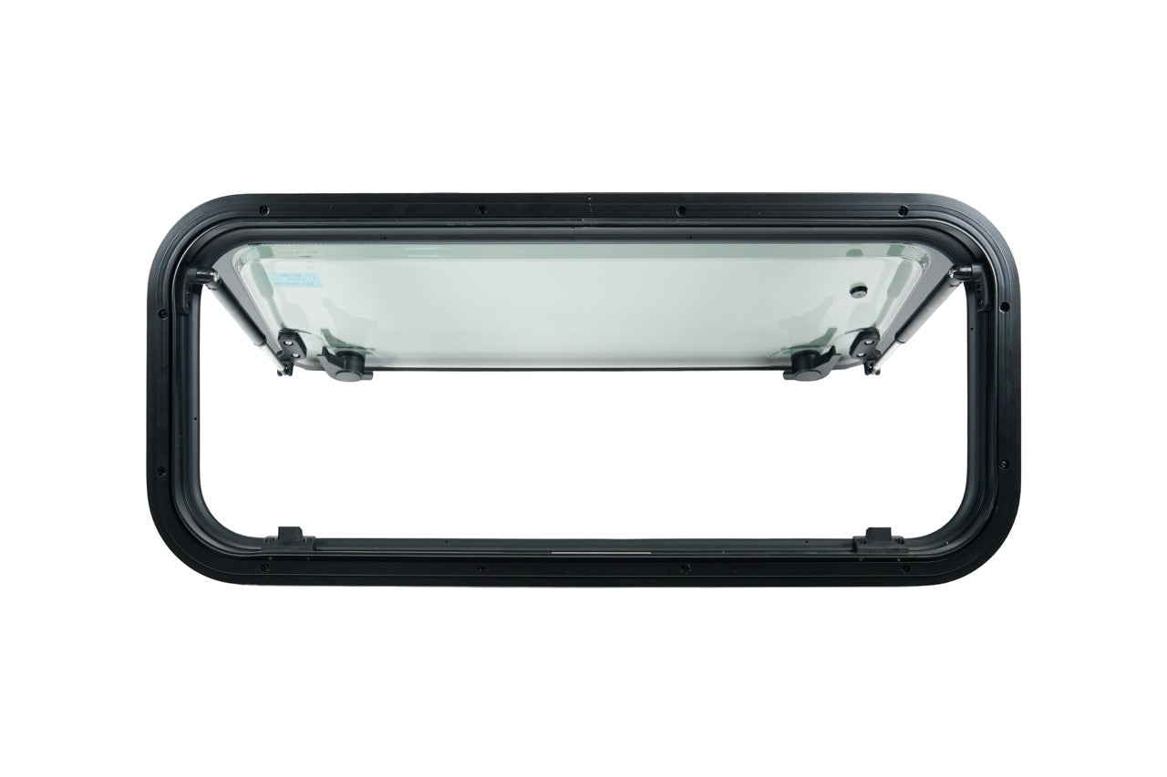 Glass & Acrylic Dual Pane Camper Window /27.56"x11.81" (700x300mm)