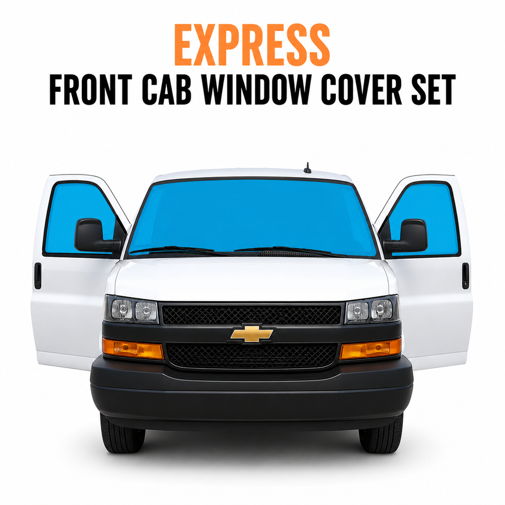 Express Front Cab Window Cover Set