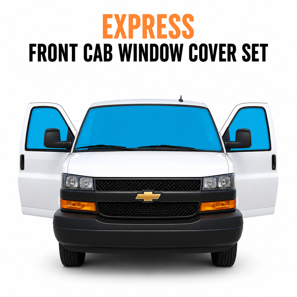 Express Front Cab Window Cover Set