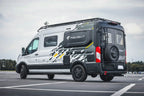 Ford Transit Two-in-one ladder and tire carrier