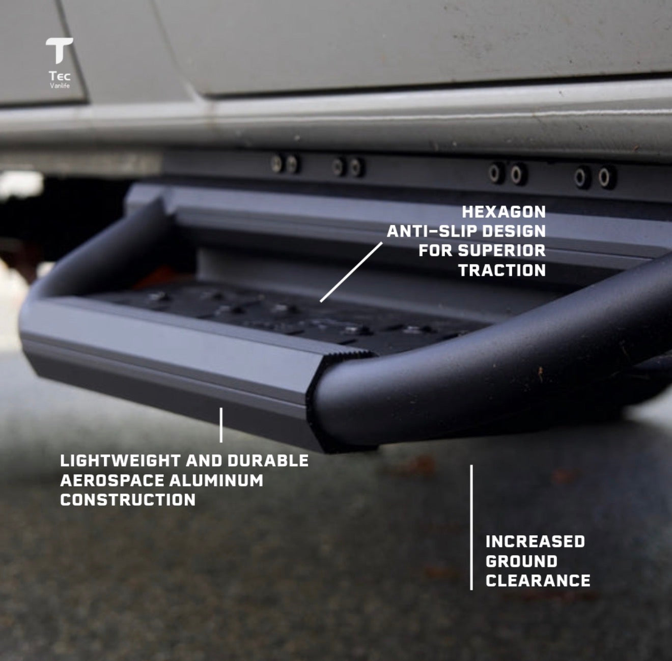 Sprinter Running Boards – Hexagon Series