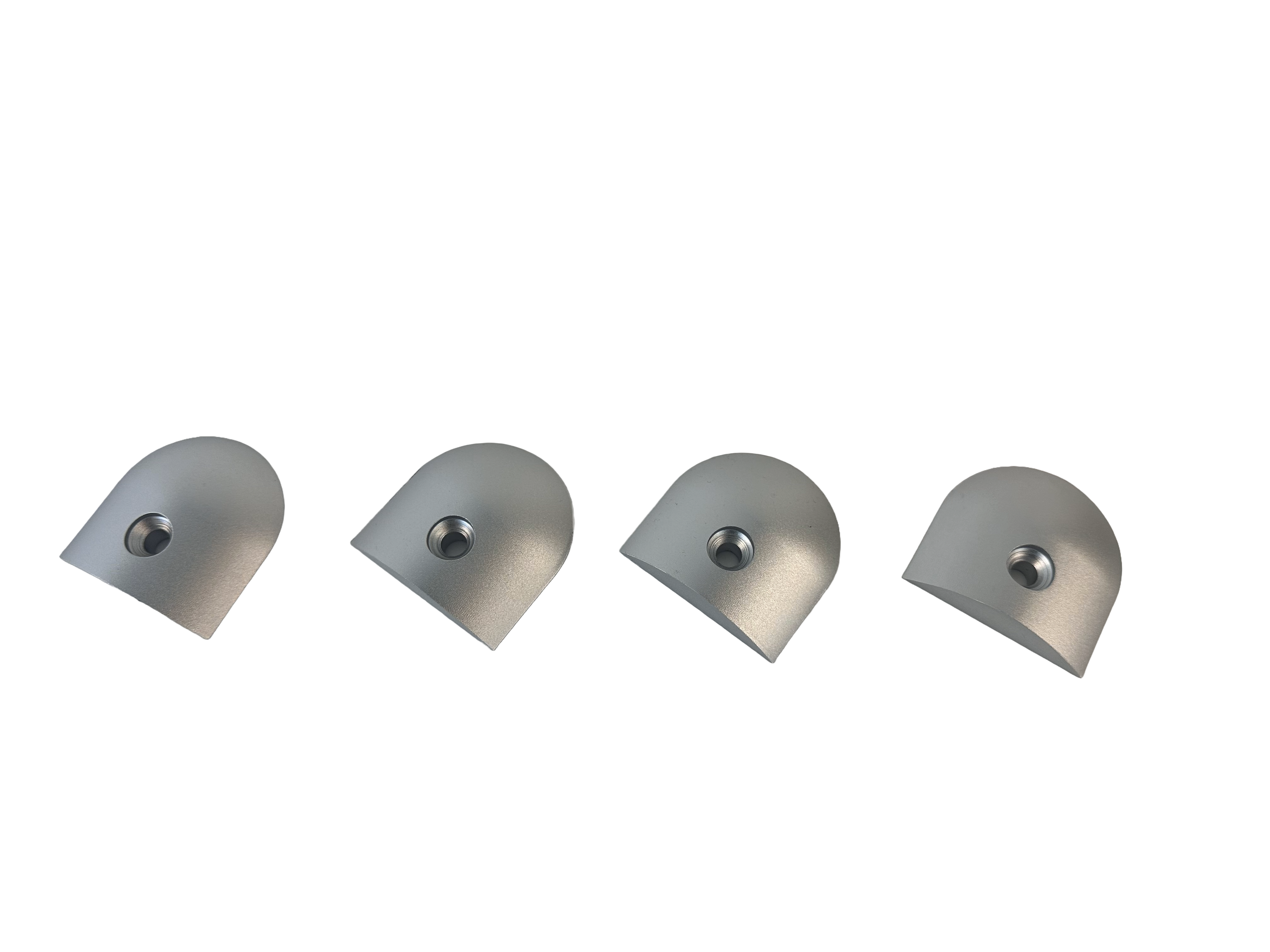 L Track End Caps - Aluminum