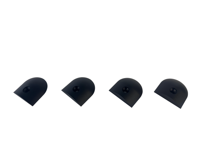 L Track End Caps - Aluminum