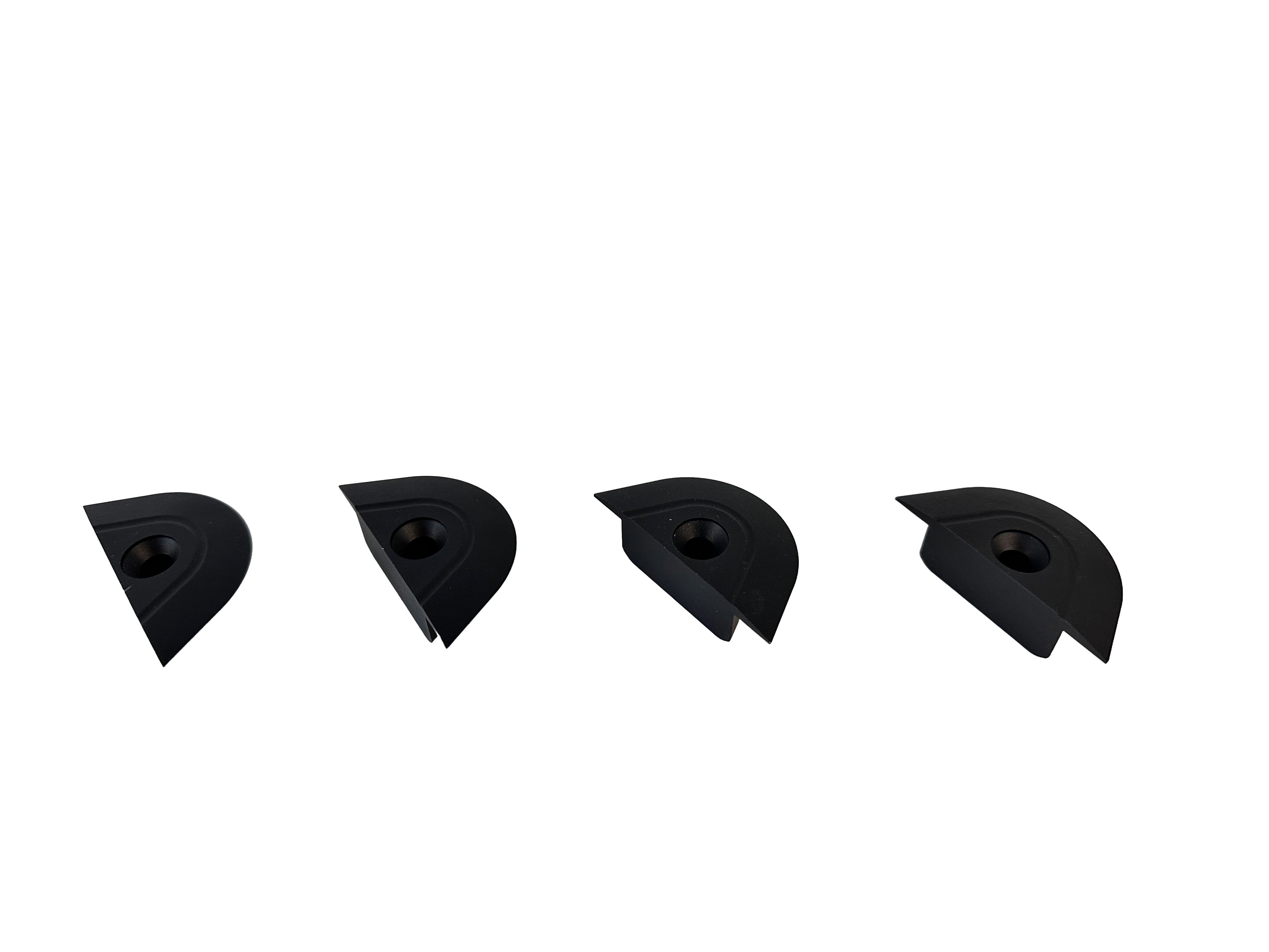 L Track End Caps - Aluminum