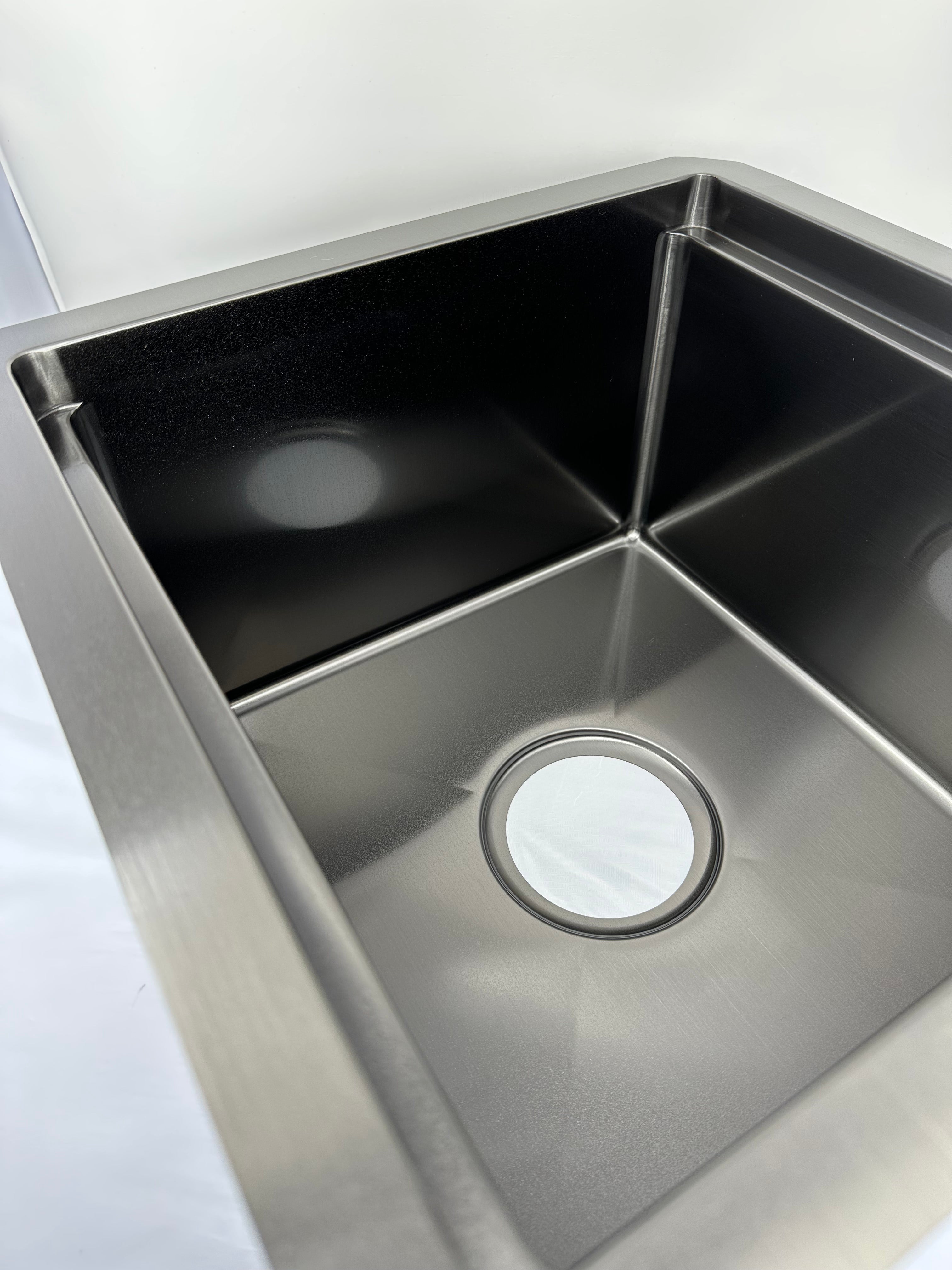 Premium Black Nanotech Van Conversion Sink 15"x15"