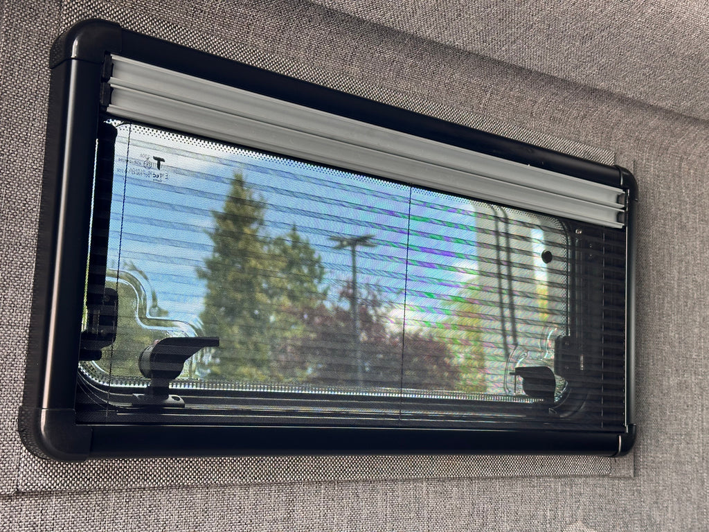 Glass & Acrylic Dual Pane Camper Window /27.56"x11.81" (700x300mm)