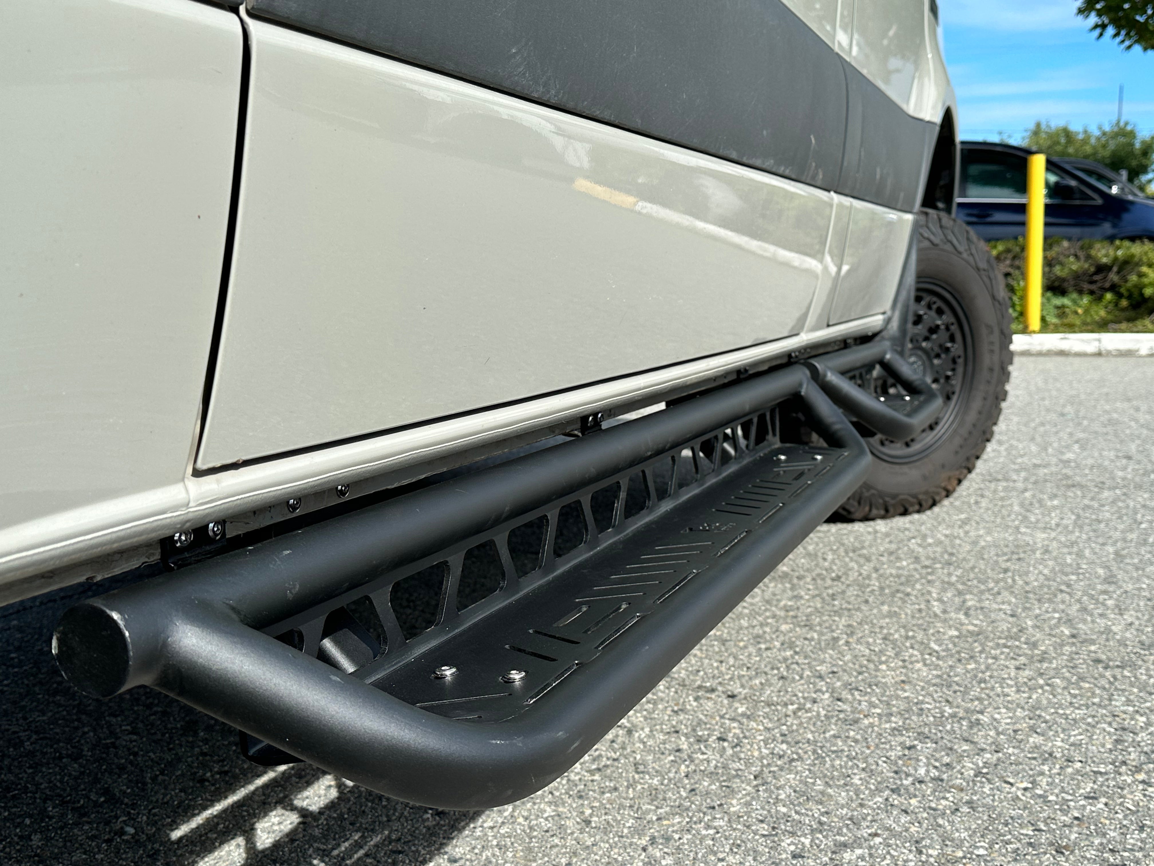 Sprinters Set Running Boards - 3-Piece Set for Sprinters – The Swivel Shop