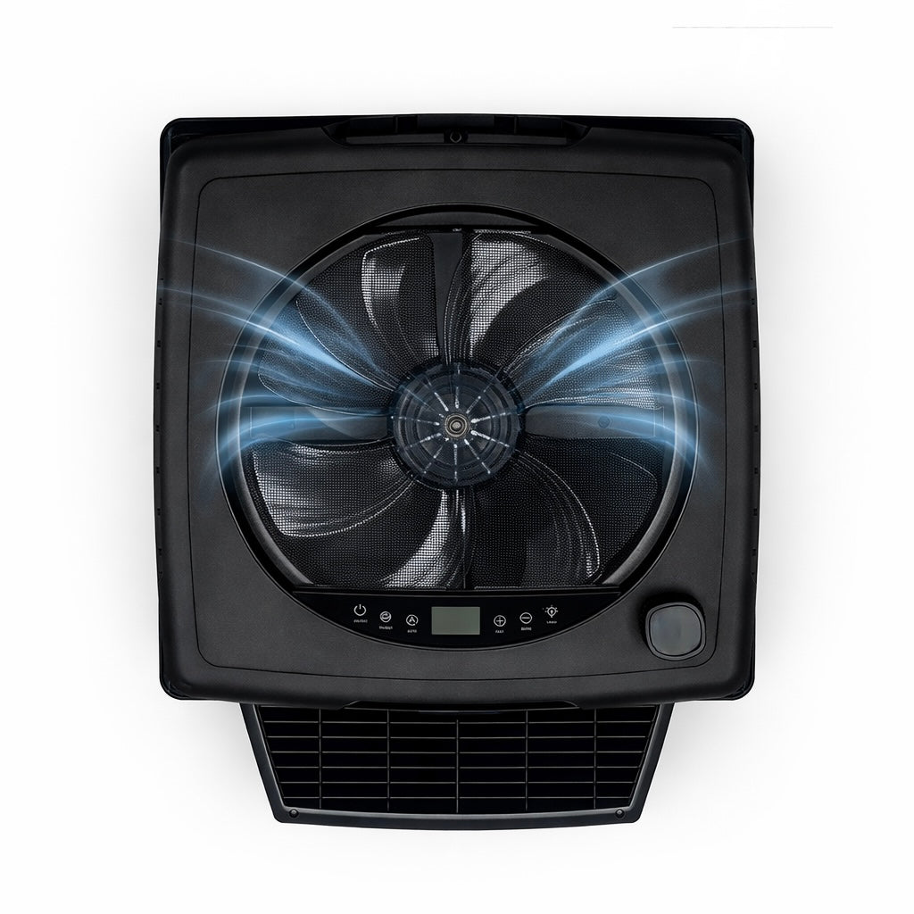 ProBreeze Vent System Brushless Roof Fan - Black Interior