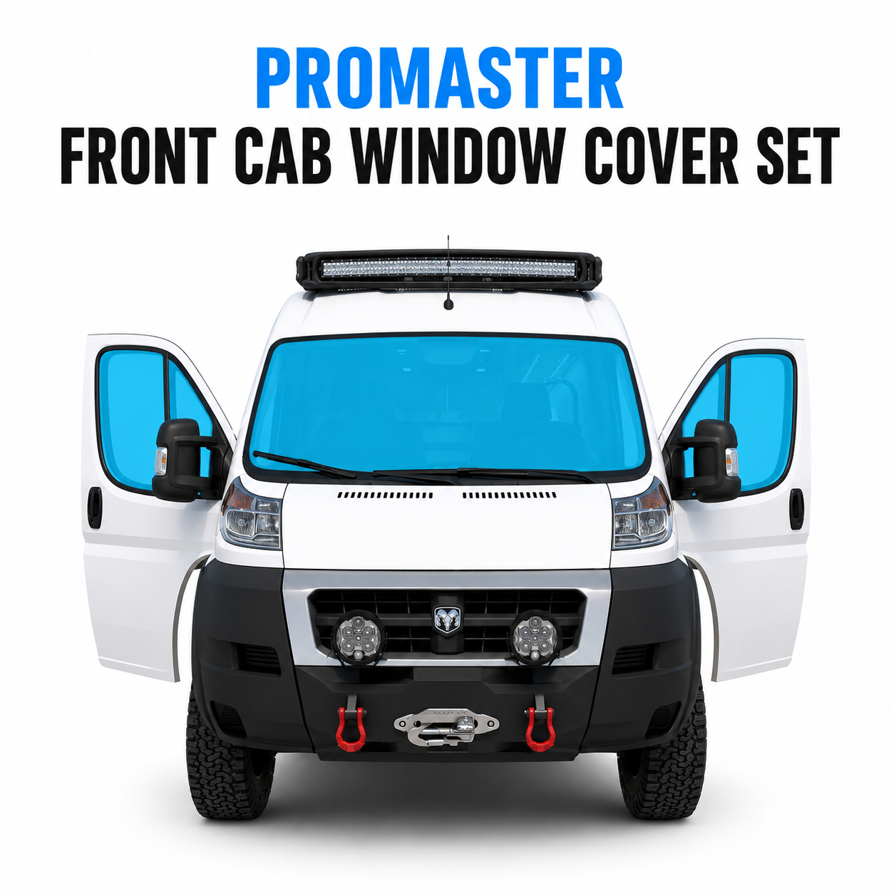 ProMaster Front Cab Window Cover Set