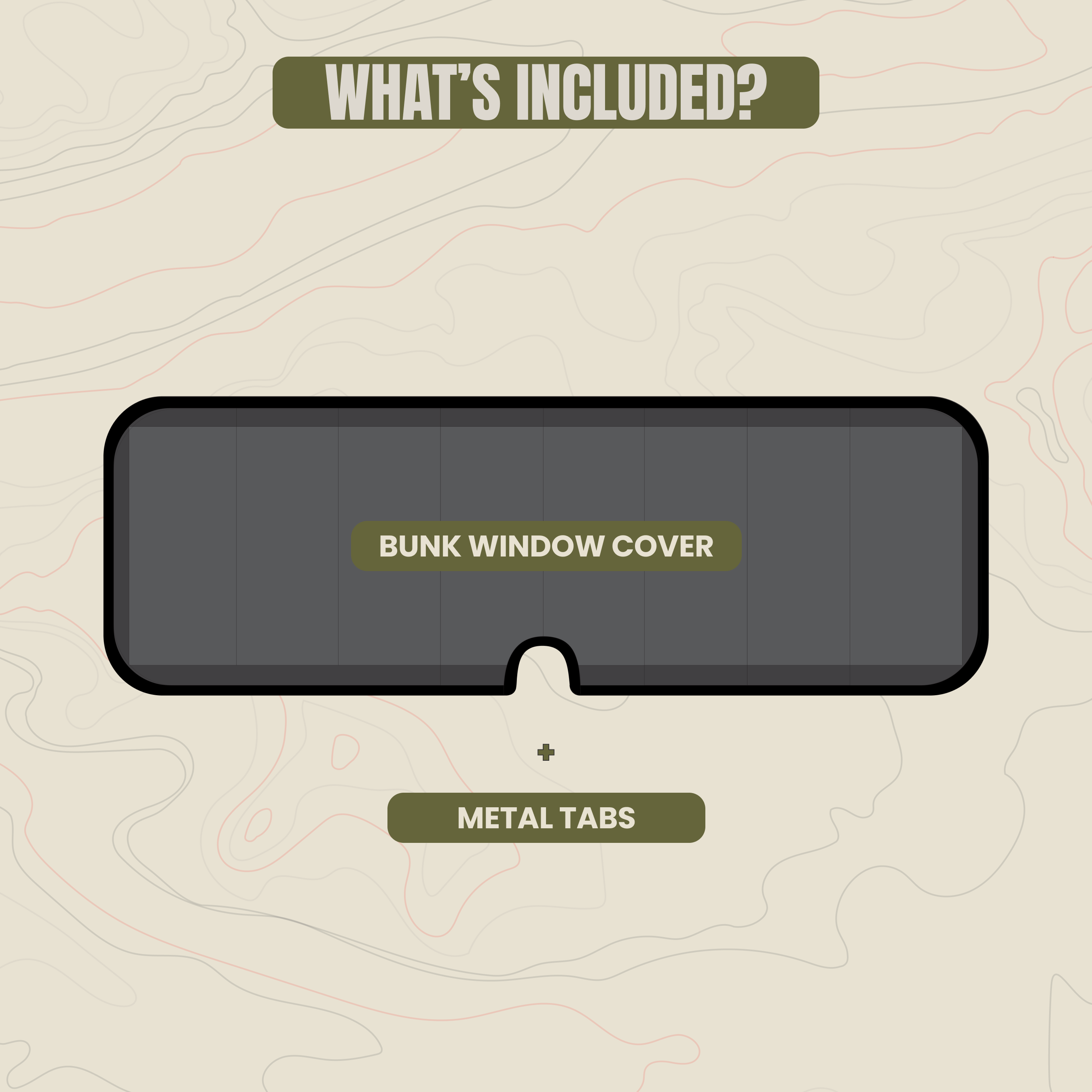 Bunk Window Cover - CRL