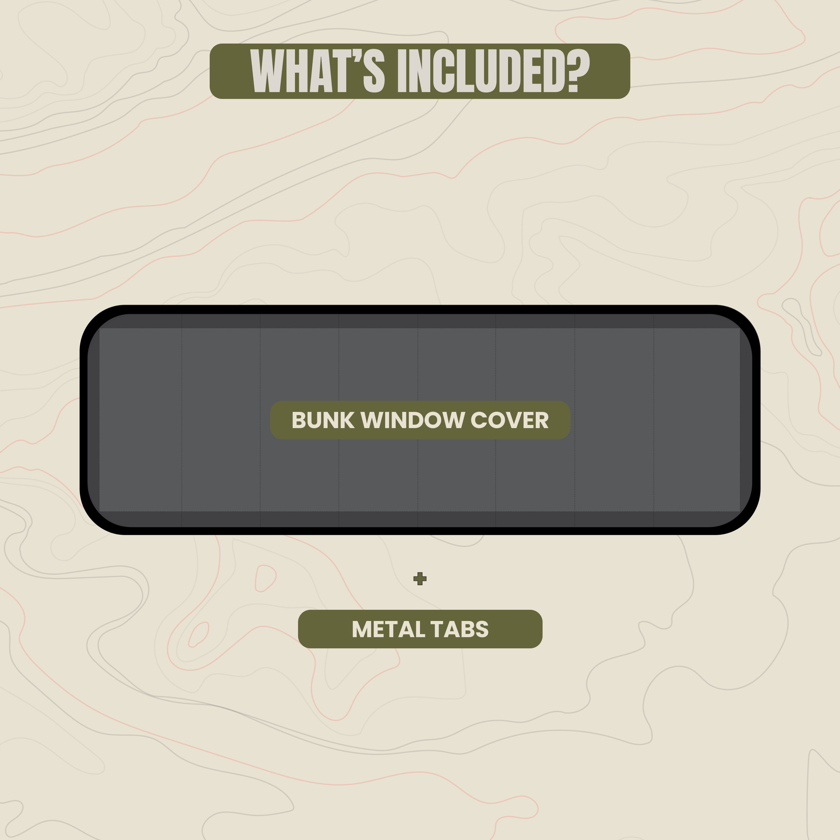 Bunk Window Cover - CRL