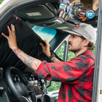 E-Series Front Cab Window Cover Set