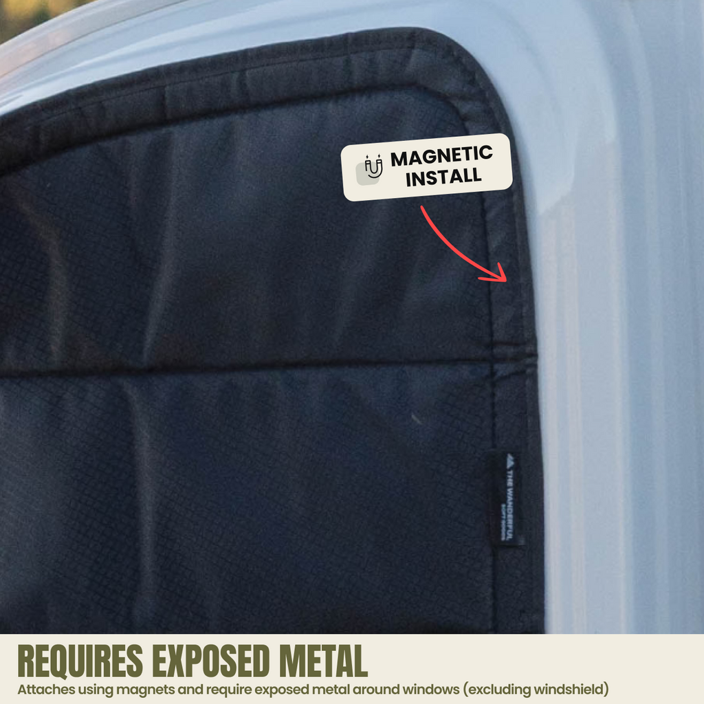 ProMaster Front Cab Window Cover Set