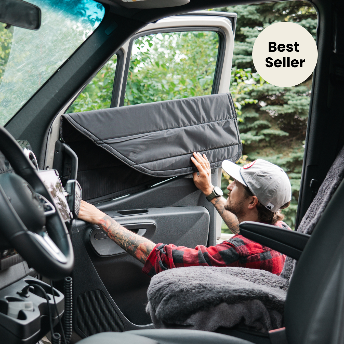 Sprinter Front Cab Window Cover Set