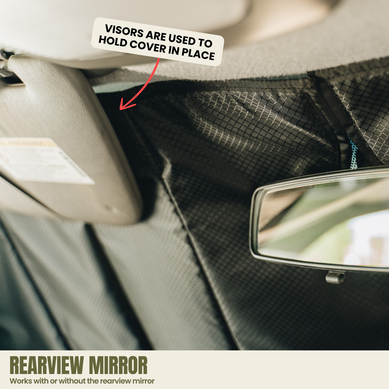 Transit Front Cab Window Cover Set