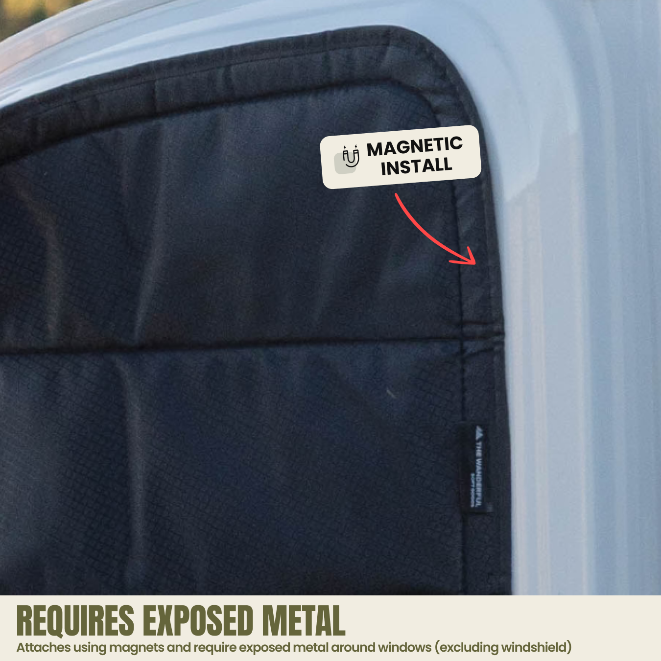 Transit Front Cab Window Cover Set
