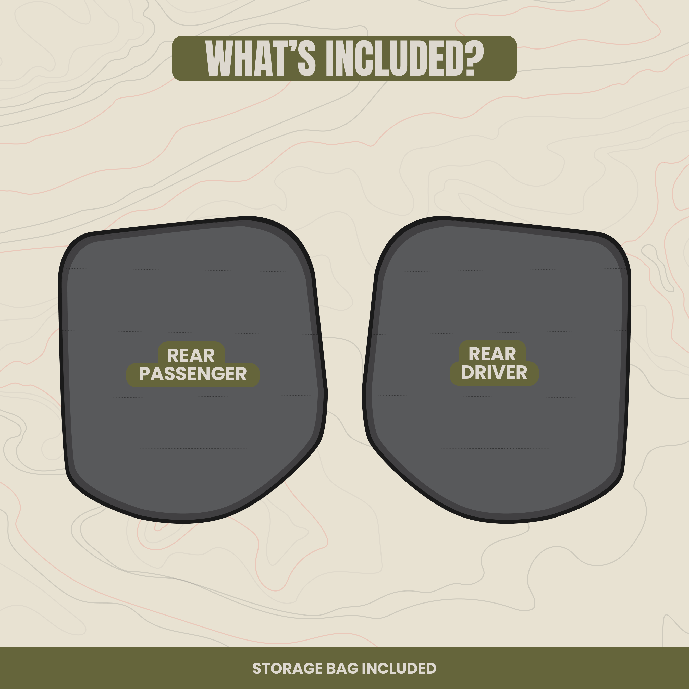 Rear Window Cover Set