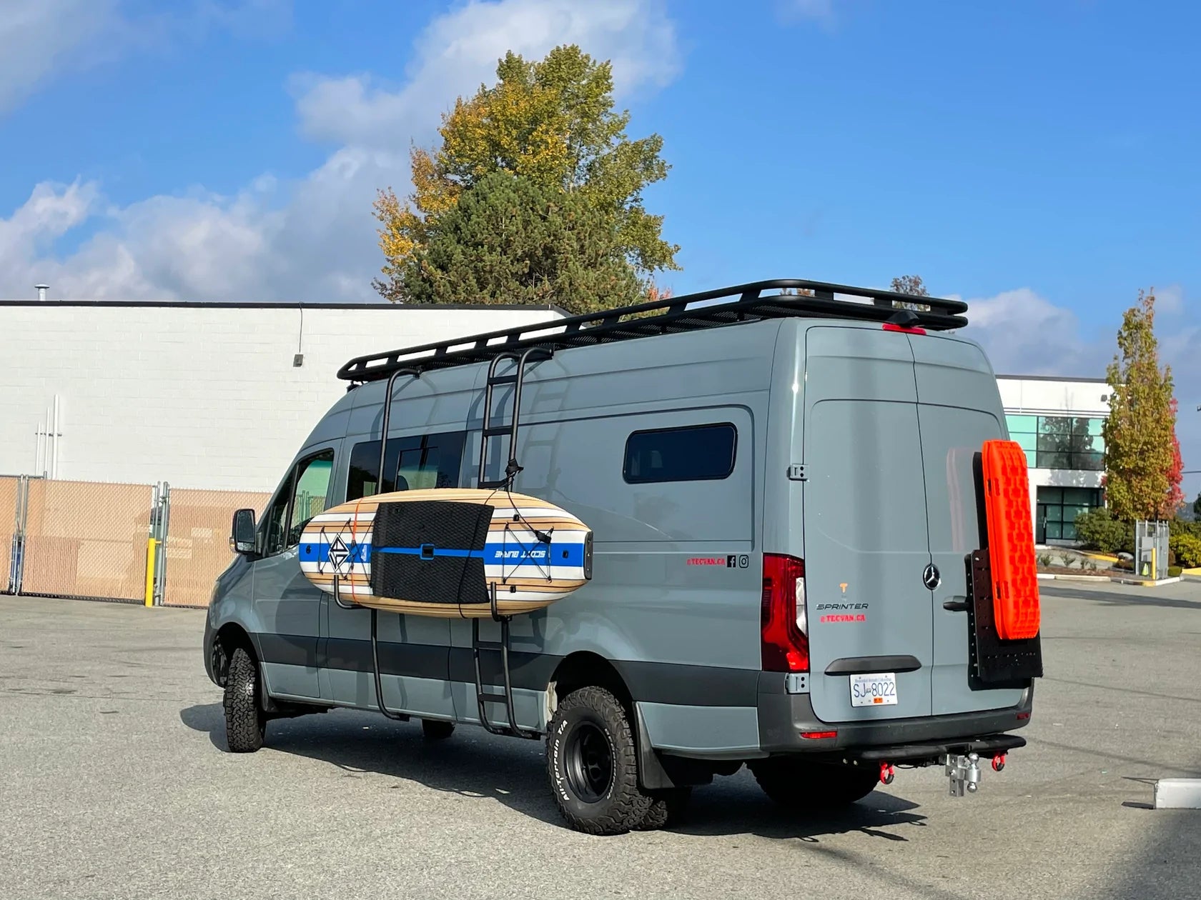 Sprinter Roof Rack with Walkable Sun Deck